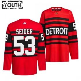 Detroit Red Wings Trikot Moritz Seider 53 Adidas 2022-23 Rot Reverse Retro 2.0 Authentic - Kinder